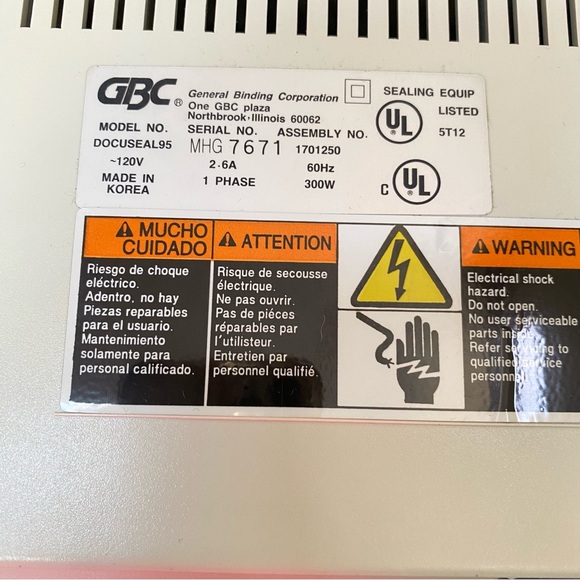 GBC DocuSeal 95 Document Laminator Laminating Machine with 33 Sheets - Picture 8 of 8